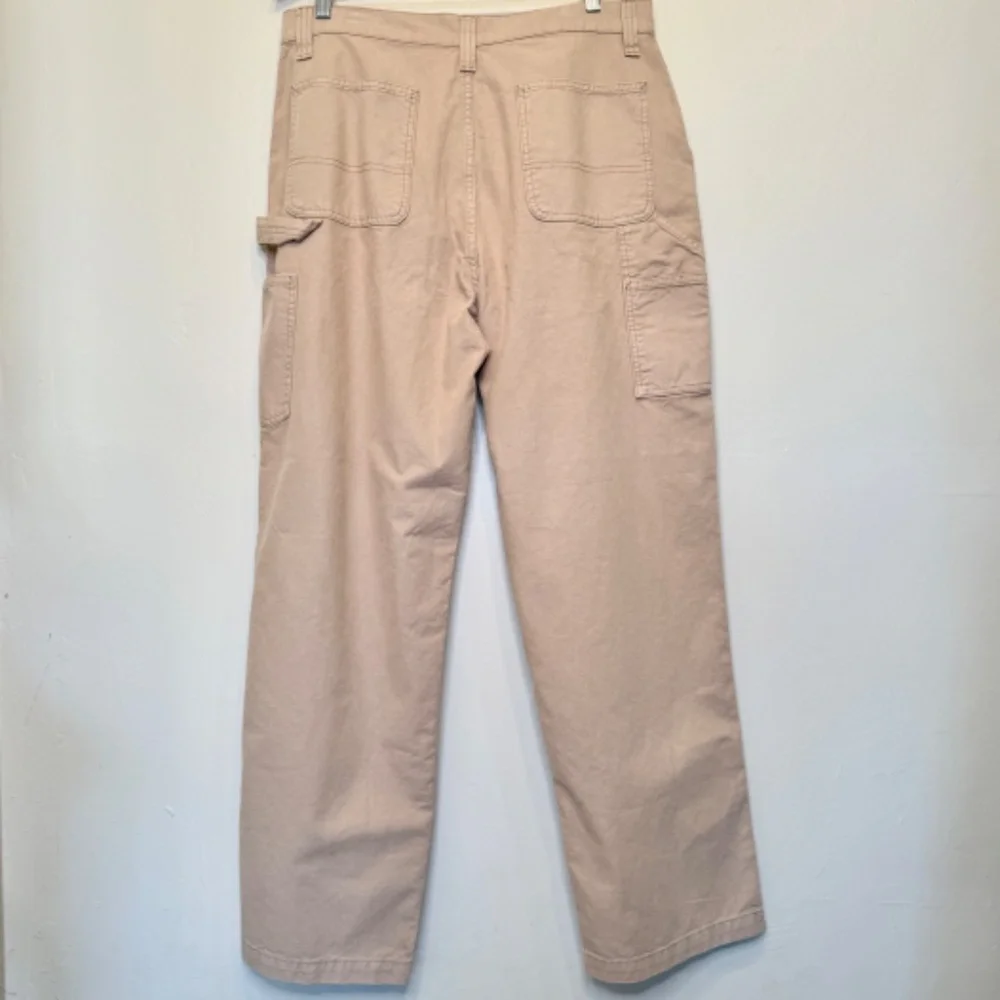 ASOS | NWT High Waisted Carpenter Outdoors Minimal Cargo Utility Pocket Pants - Picture 3 of 13